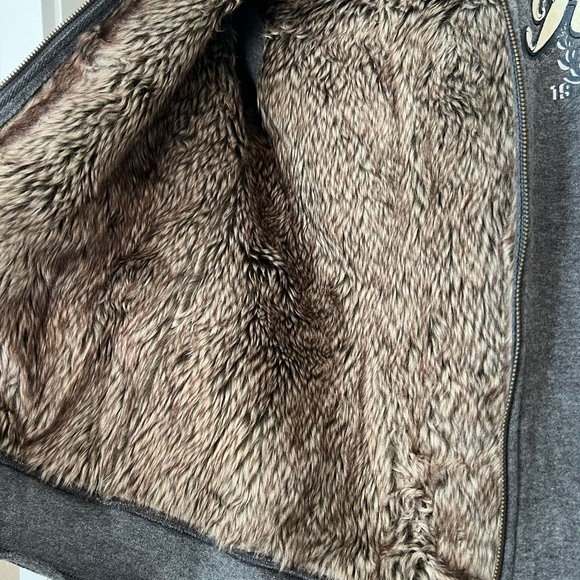 Roxy faux fir hoodie - Picture 2 of 4